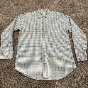 PETER MILLAR Men Button Down Long Sleeve Shirt